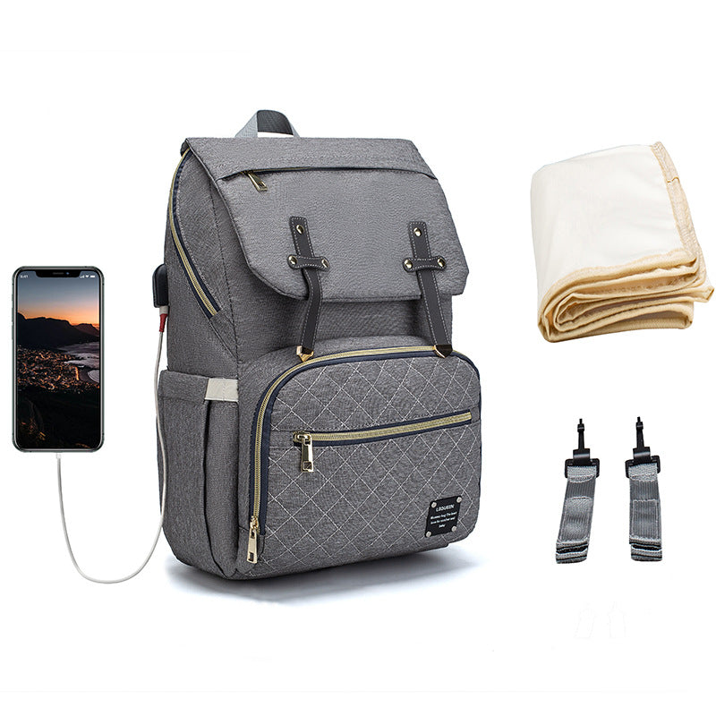 LEQUEEN Multi-Functional Large Capacity Diaper Bag