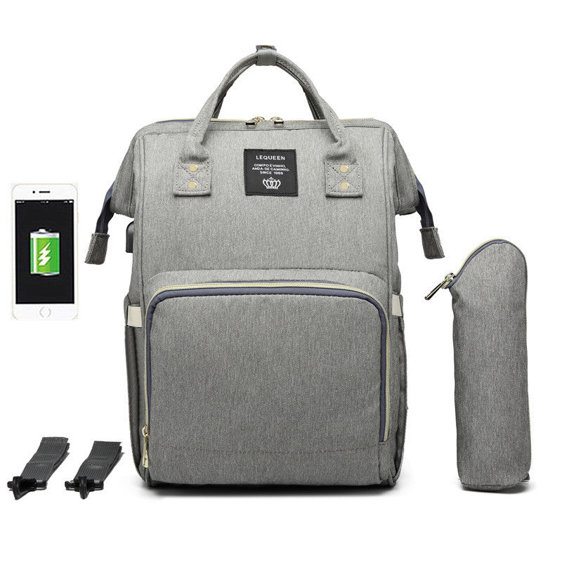 LEQUEEN Multi-Functional Large Capacity Diaper Bag
