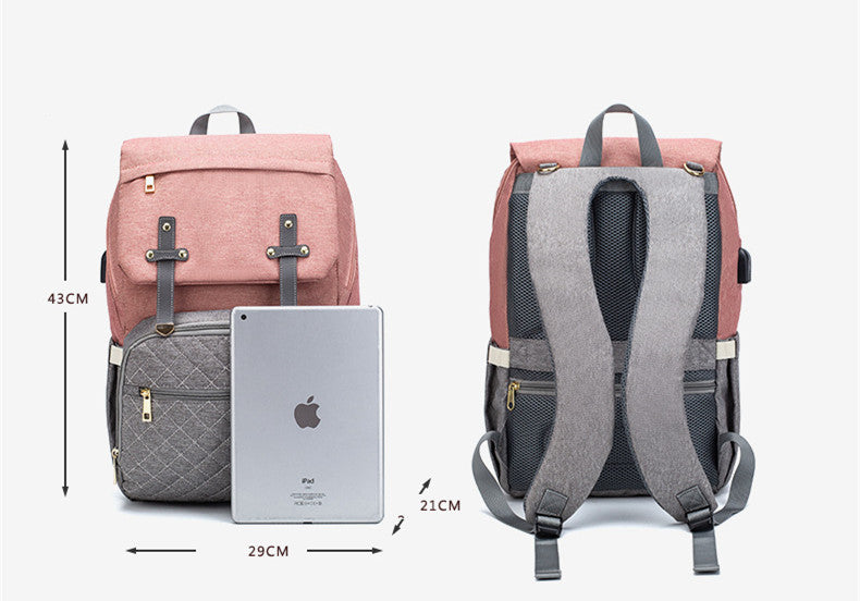 LEQUEEN Multi-Functional Large Capacity Diaper Bag