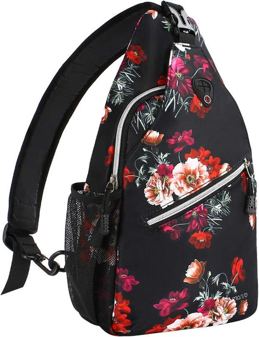 MOSISO Convertible Sling Backpack for Travel and Hiking - Casual Crossbody Shoulder Bag